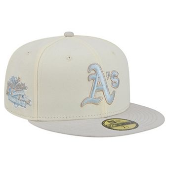 Men's New Era Natural Athletics Crisp Equinox World Series 59FIFTY Fitted Hat