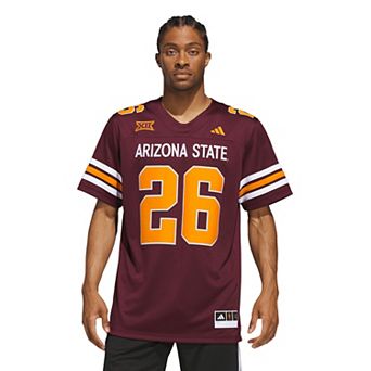 Men's adidas #26 Maroon Arizona State Sun Devils Roses & Devils Premier Strategy Jersey
