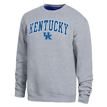 Men's Champion Heather Gray Kentucky Wildcats Arch Sweatshirt