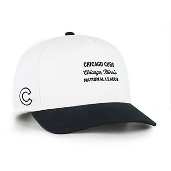 Men's '47 White/Black Chicago Cubs Contemporary Two-Tone Hitch Adjustable Hat
