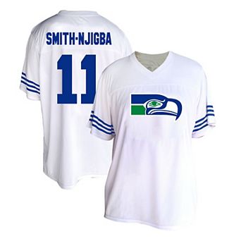 Women's Fanatics Jaxon Smith-Njigba White Seattle Seahawks Plus Size Fashion Jersey