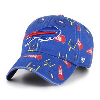 Youth '47 Royal Buffalo Bills Stomping Ground Clean Up Adjustable Hat