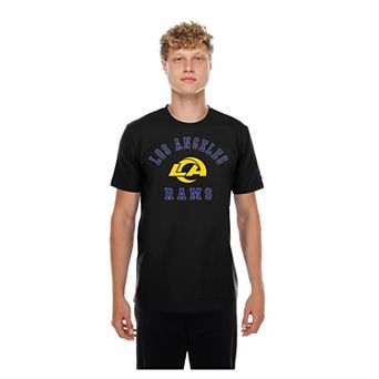 Men's New Era Black Los Angeles Rams Functional Fandom T-Shirt