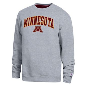 Men's Champion Heather Gray Minnesota Golden Gophers Arch Sweatshirt