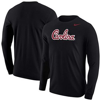 Men's Nike Black South Carolina Gamecocks Script Long Sleeve T-Shirt