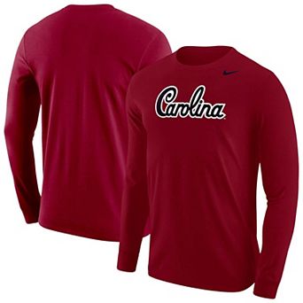 Men's Nike Garnet South Carolina Gamecocks Script Long Sleeve T-Shirt