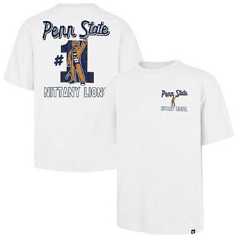 Men's '47 White Penn State Nittany Lions #1 Mascot Foundation T-Shirt