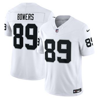 Men's Nike Brock Bowers White Las Vegas Raiders Vapor F.U.S.E. Stitched Limited Jersey