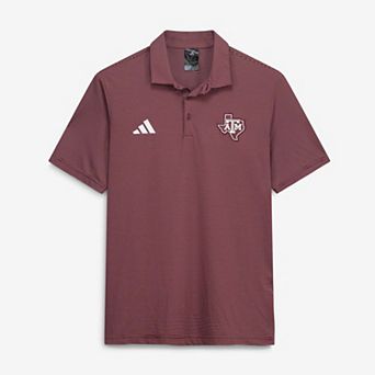 Men's adidas Maroon Texas A&M Aggies Ultimate 365 Stripe Polo