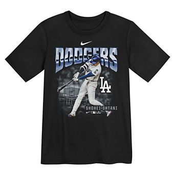 Preschool Nike Shohei Ohtani Black Los Angeles Dodgers Oversized Action T-Shirt