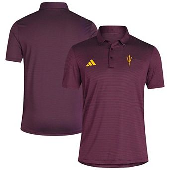 Men's adidas Maroon Arizona State Sun Devils Ultimate 365 Stripe Polo