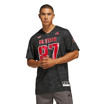 Men's adidas #87 Black NC State Wolfpack Honor & Support Premier Strategy Jersey