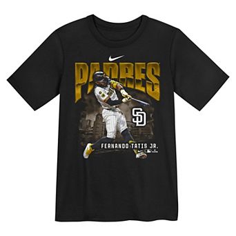 Preschool Nike Fernando Tatis Jr. Black San Diego Padres Oversized Action T-Shirt
