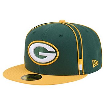 Men's New Era Green Green Bay Packers Soutache 59FIFTY Fitted Hat