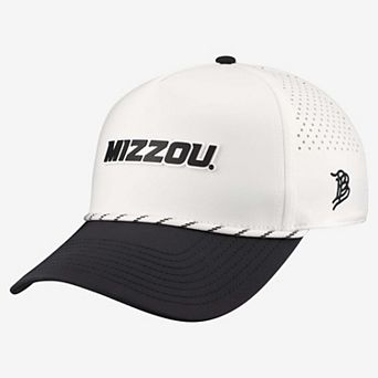 Men's Branded Bills White/Black Missouri Tigers Classic Adjustable Rope Hat