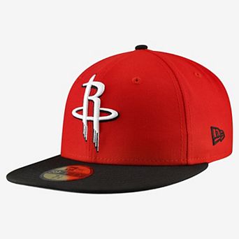 Men's New Era Red Houston Rockets Two-Tone 59FIFTY Fitted Hat