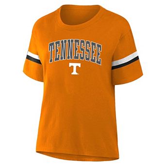 Women's Profile Tennessee Orange Tennessee Volunteers Stripe Plus Size T-Shirt