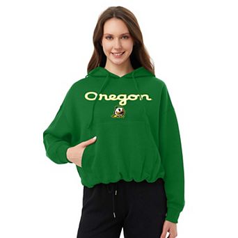 Women's Profile Green Oregon Ducks Plus Size Hoodie