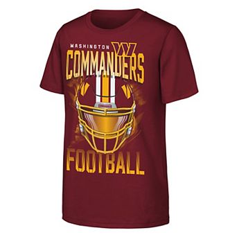 Youth Outerstuff Burgundy Washington Commanders Full Gear T-Shirt