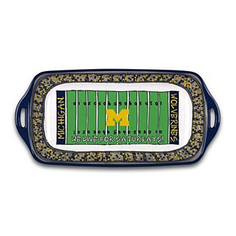 Michigan Wolverines Melamine Stadium Platter