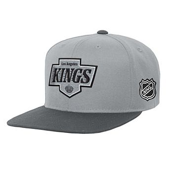Youth Mitchell & Ness Silver/Black Los Angeles Kings Legendary Snapback Hat