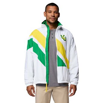 Men's Columbia White Oregon Ducks Reventure Full-Zip Windbreaker Jacket