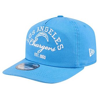 Men's New Era Powder Blue Los Angeles Chargers Stacked 19TWENTY Adjustable Hat