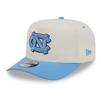 Unisex New Era White/Carolina Blue North Carolina Tar Heels A-Frame 9FIFTY Snapback Hat