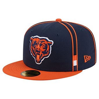 Men's New Era Navy Chicago Bears Soutache 59FIFTY Fitted Hat