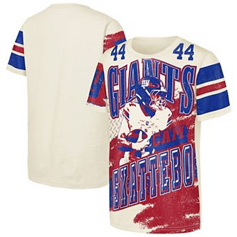 Youth Outerstuff Cam Skattebo Natural New York Giants Classic Poster T-Shirt