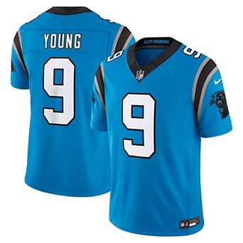 Men's Nike Bryce Young Blue Carolina Panthers Alternate Vapor F.U.S.E. Stitched Limited Jersey