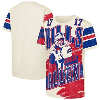 Youth Outerstuff Josh Allen Natural Buffalo Bills Classic Poster T-Shirt