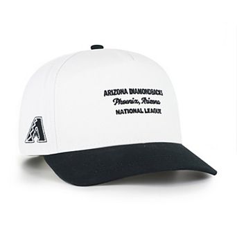 Men's '47 White/Black Arizona Diamondbacks Contemporary Two-Tone Hitch Adjustable Hat