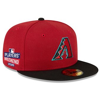 Men's New Era Red/Black Arizona Diamondbacks 2026 Players' Weekend Authentic Collection 59FIFTY Fitted Hat