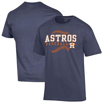 Men's Champion Navy Houston Astros Baseball T-Shirt