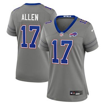 Women's Nike Josh Allen Gray Buffalo Bills Nickel City Game Jersey
