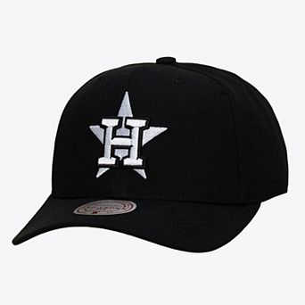 Men's Mitchell & Ness Black Houston Astros Pro Crown Snapback