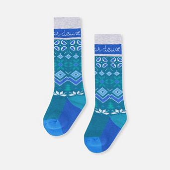Baby Boy Fair Isle Cushioned Ski Socks