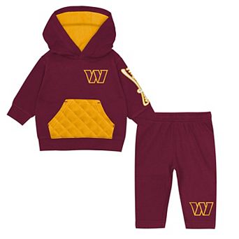 Toddler Outerstuff Burgundy Washington Commanders Drive Stopper Hoodie & Pants Fleece Set