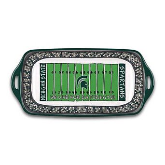 Michigan State Spartans Melamine Stadium Platter