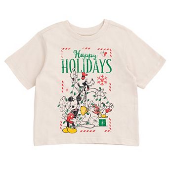 Disney Mickey Mouse Holiday Short Sleeve T-Shirt