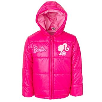 Barbie Hooded Puffer Jacket