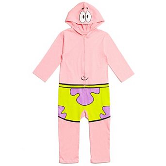 SpongeBob SquarePants Patrick Cosplay Hooded One Piece Coverall