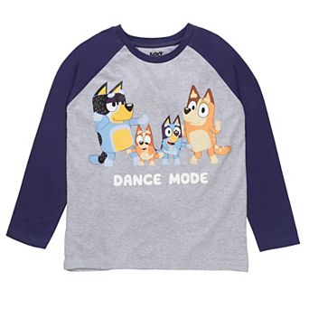 Bluey Long Sleeve Raglan Tee