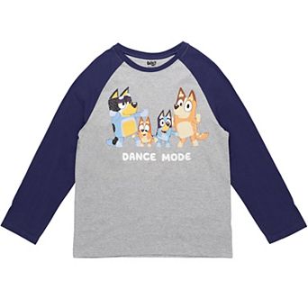 Bluey Long Sleeve Raglan Tee