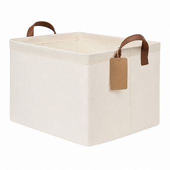4 Pack Large Collapsible Storage Baskets With Metal Frame Fabric Closet Organizer