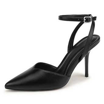 Women's Ankle Strap Stiletto Pumps