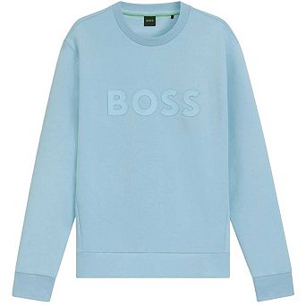 Boss Mens Signature Cotton Logo Sweatshirt