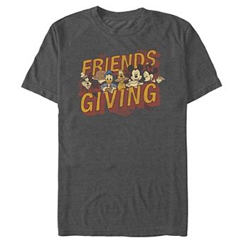 Men's Disney's Mickey Mouse Happy Friendsgiving Graphic Tee