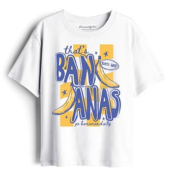 Kids That's Bananas Summer T-Shirt, Funny Tropical Fruit Youth Tee